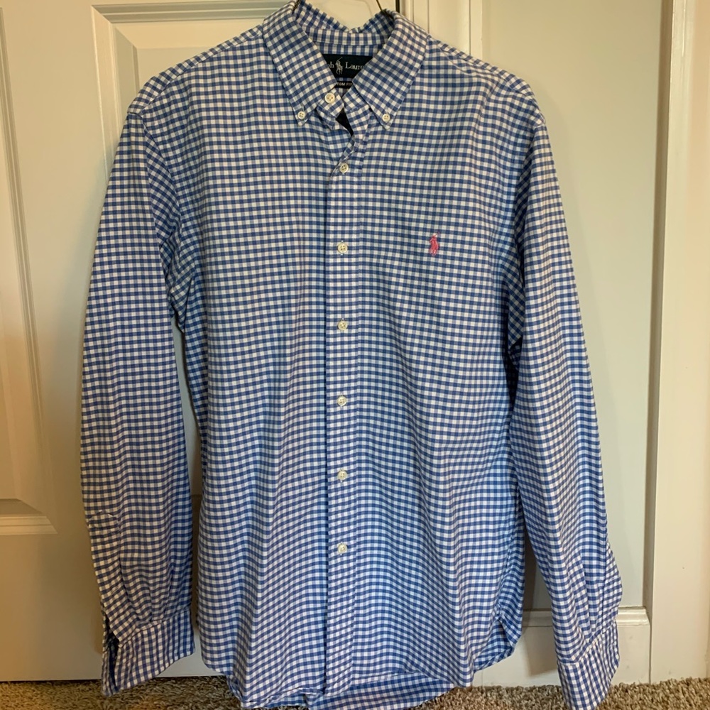 Ralph Lauren Custom Fit Button Down Size M